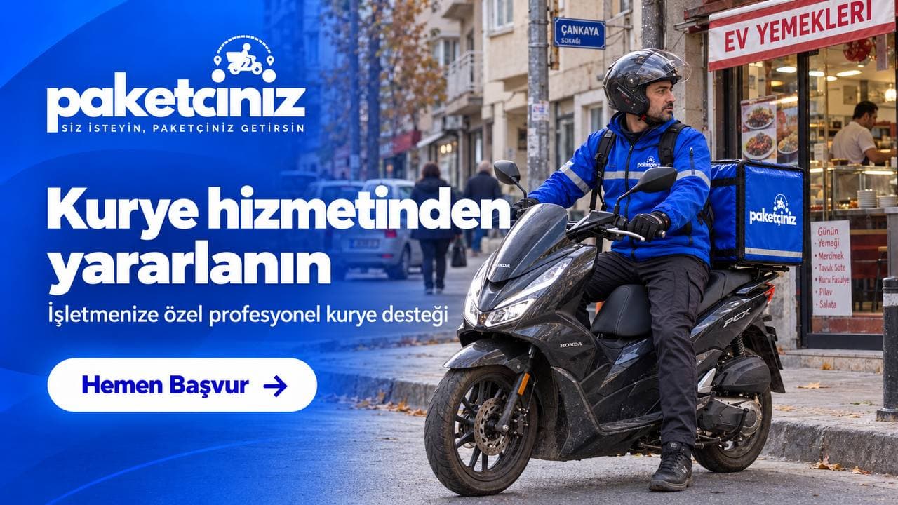 Paketçiniz kurye hizmeti